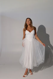 Gabrielle Tulle Midi Dress