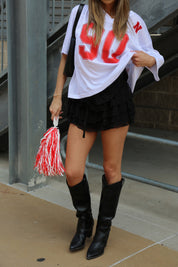 Nebraska Boyfriend Jersey In White