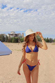 Frankie Navy and Red Contrast Bikini