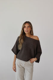 Malia One Shoulder Knit Top