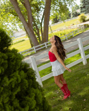 Dolly Red Tube Top