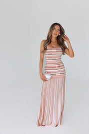Sutton Striped Knit Maxi Dress