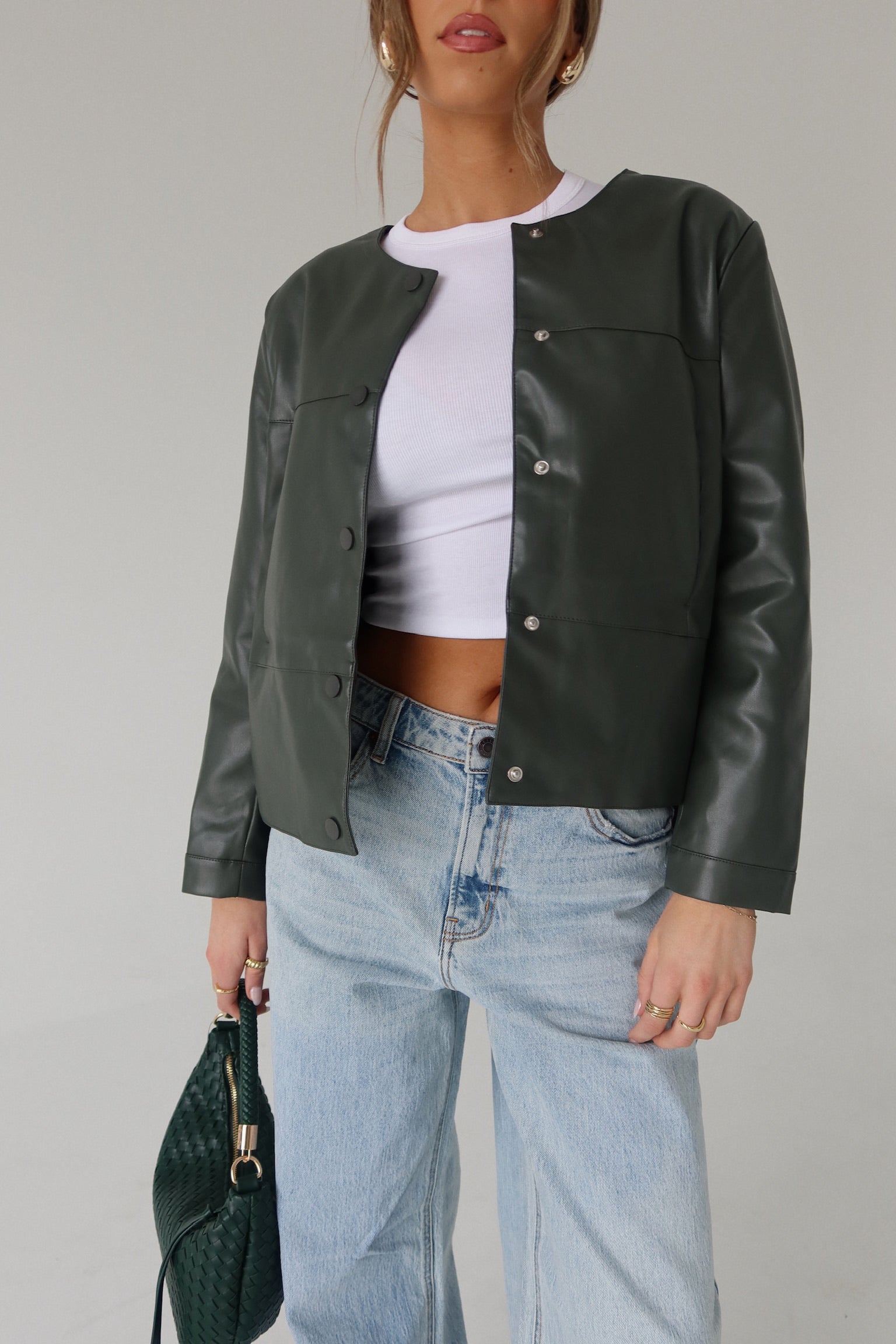 Lindzie Pleather Jacket