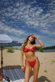 Red High Gloss Red Bikini