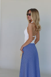 Willa White Halter Top