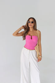 Naomi Gathered Tube Top