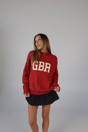 Nebraska Varsity Sweater In Red