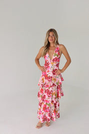 Ainsley Tiered Floral Maxi Dress