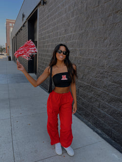 RESTOCKED: Game Day Joggers In Red