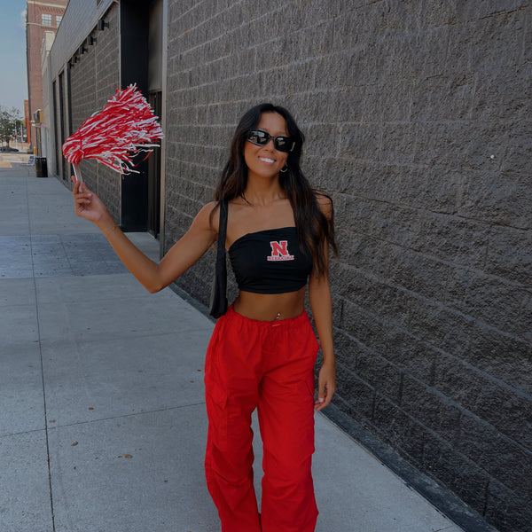 RESTOCKED: Game Day Joggers In Red – Madida Clothing