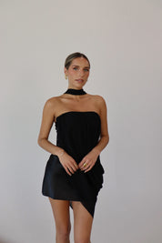 Delylah Draped Mini Dress