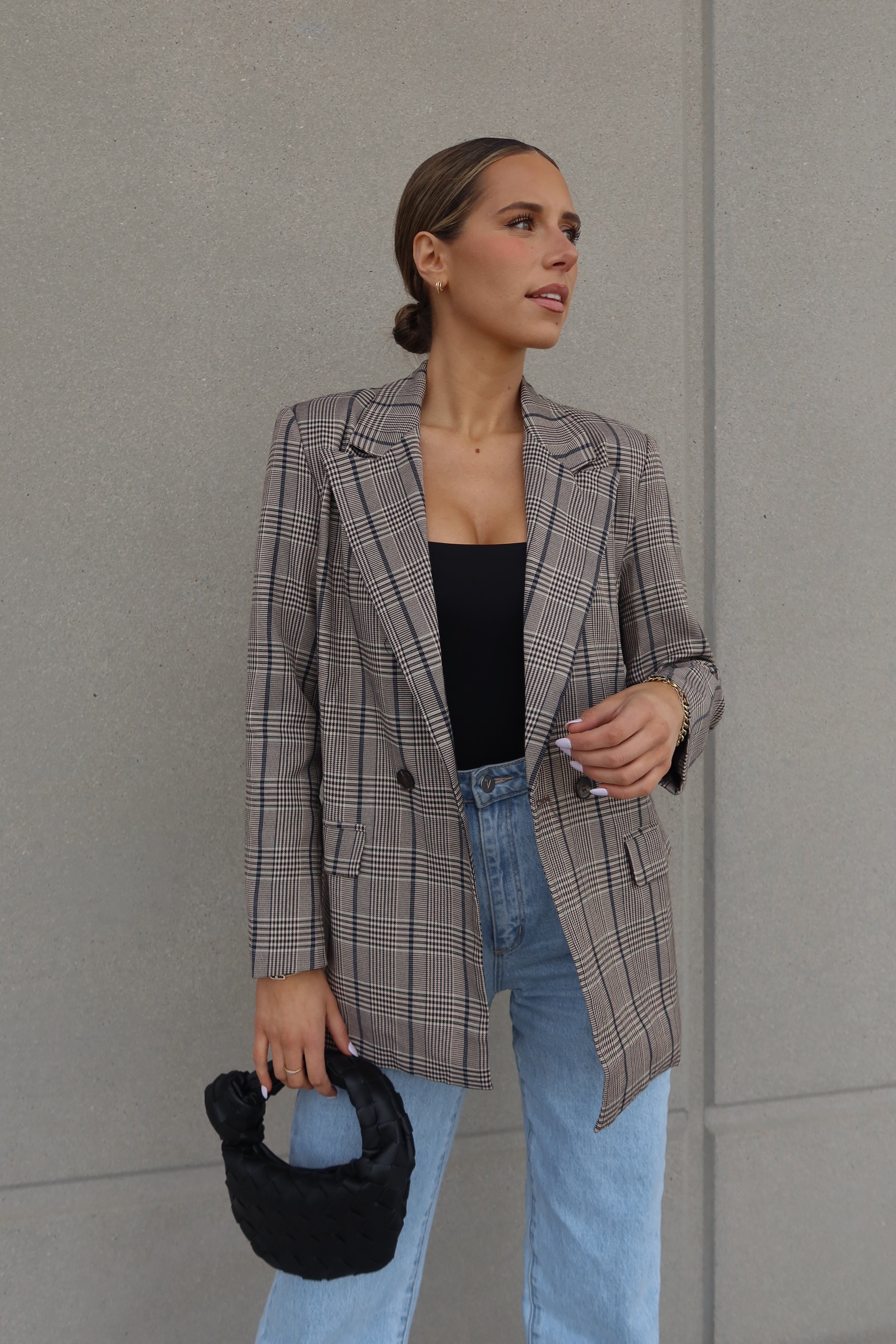 Peyton Plaid Blazer