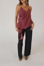Lilah Suede Halter Top
