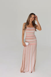 Sutton Striped Knit Maxi Dress