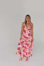Ainsley Tiered Floral Maxi Dress