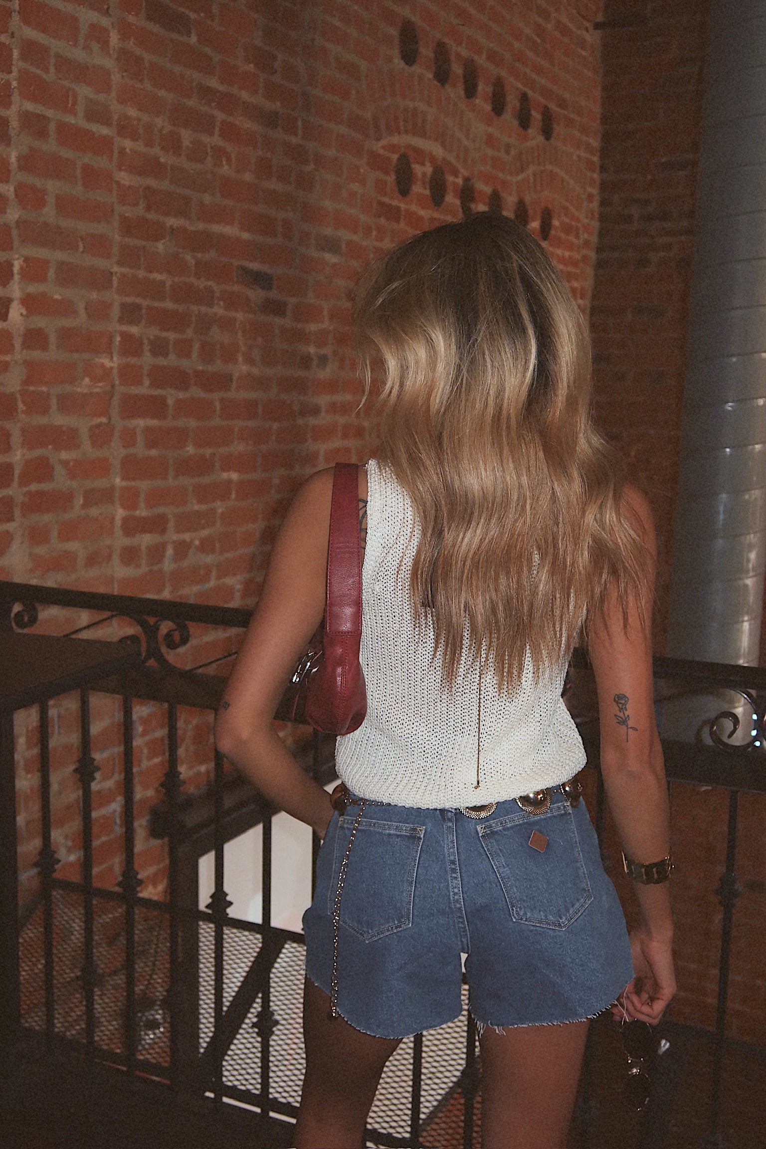 Emory Knit Cropped Vest