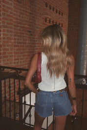 Emory Knit Cropped Vest