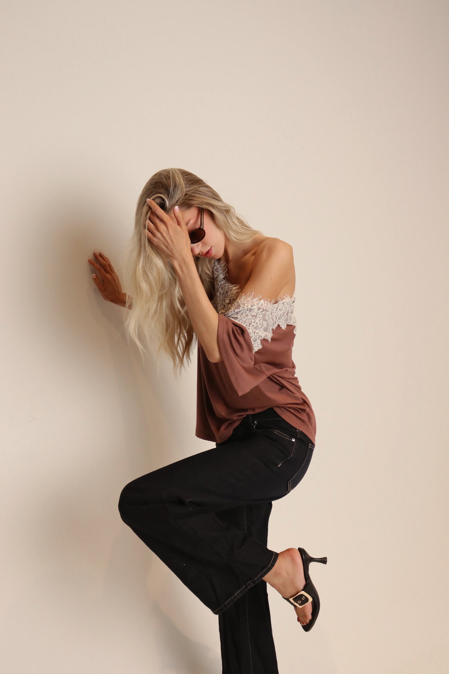 Phoebe Lace Off The Shouler Top
