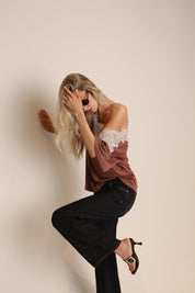 Phoebe Lace Off The Shouler Top