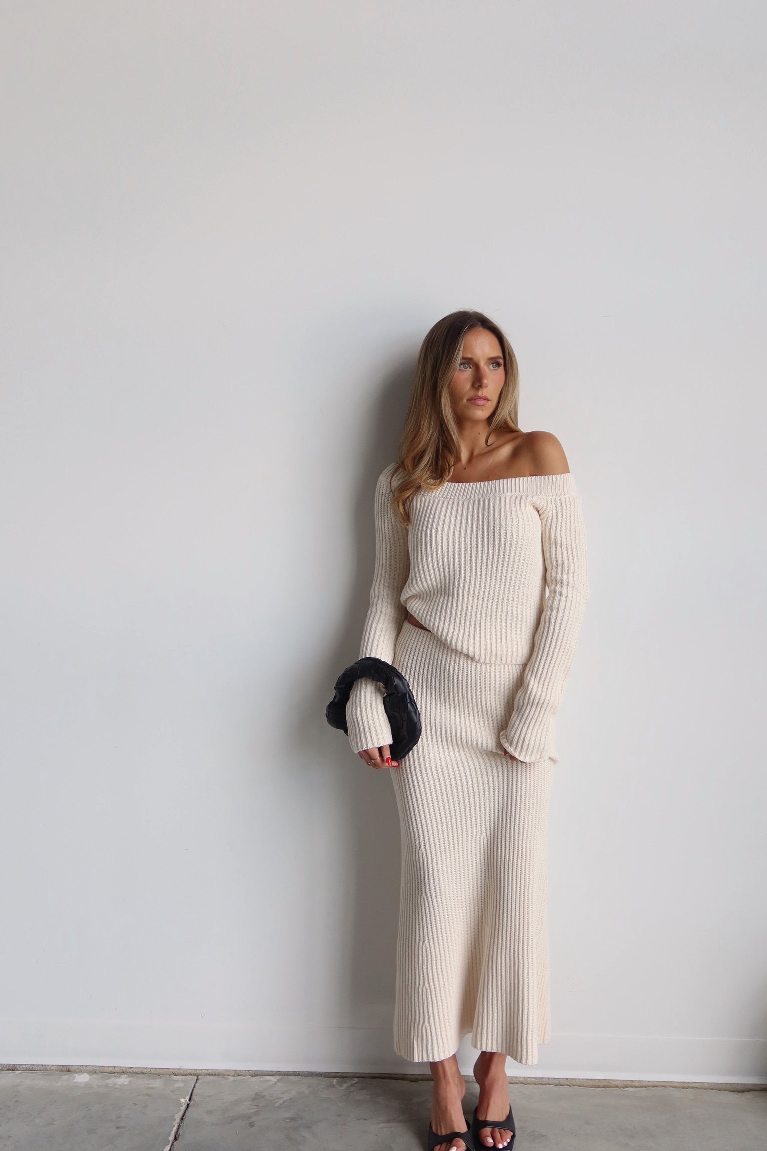 Kennedy Off Shoulder Knit Top