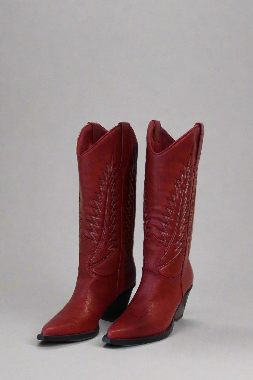 BILLINI : Marmalade Garnet Cowgirl Boots