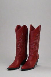 BILLINI : Marmalade Garnet Cowgirl Boots