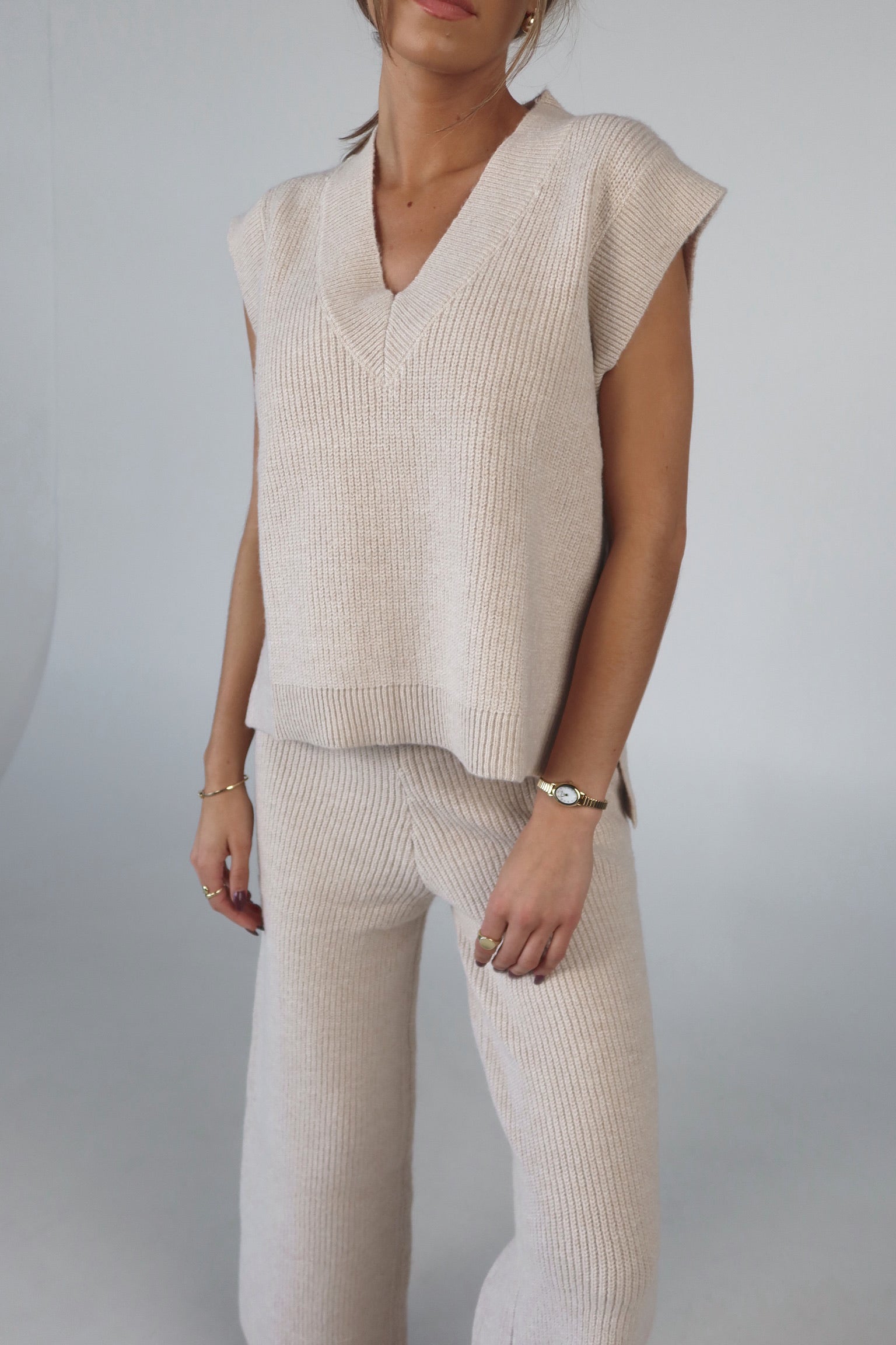 Cozy Knit Sweater Pants