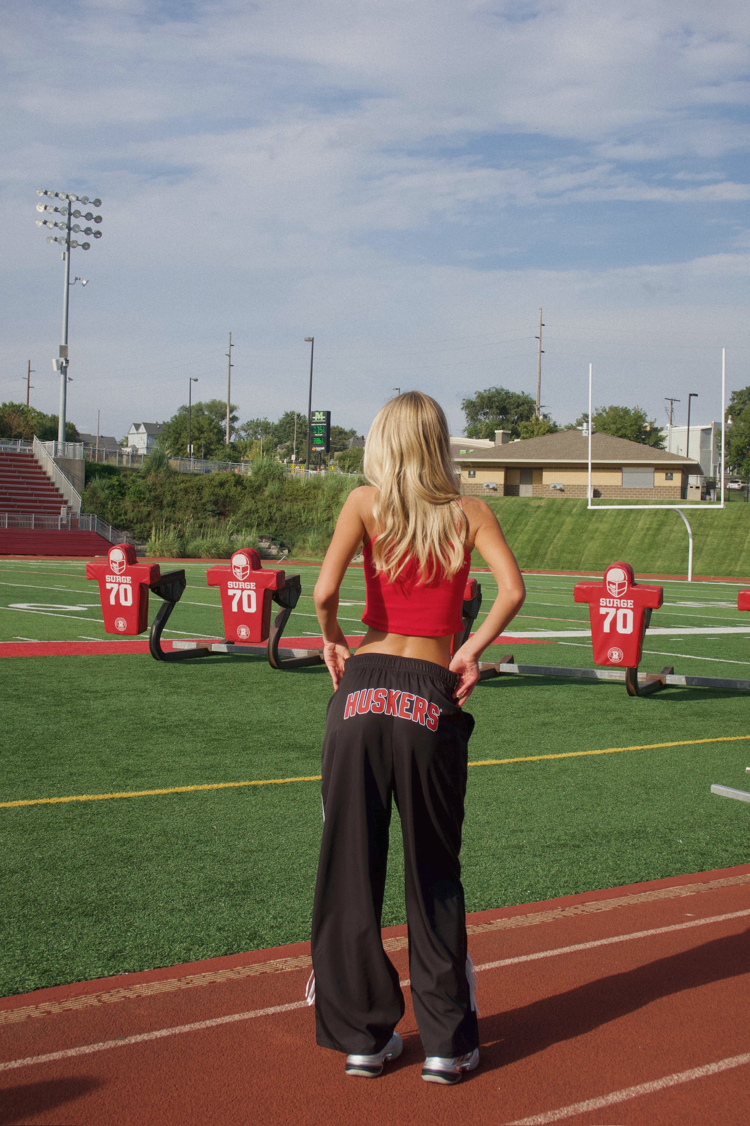 Huskers Sideline Tank In Red