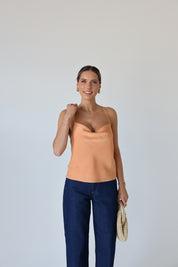 Sunset Glow Satin Cami