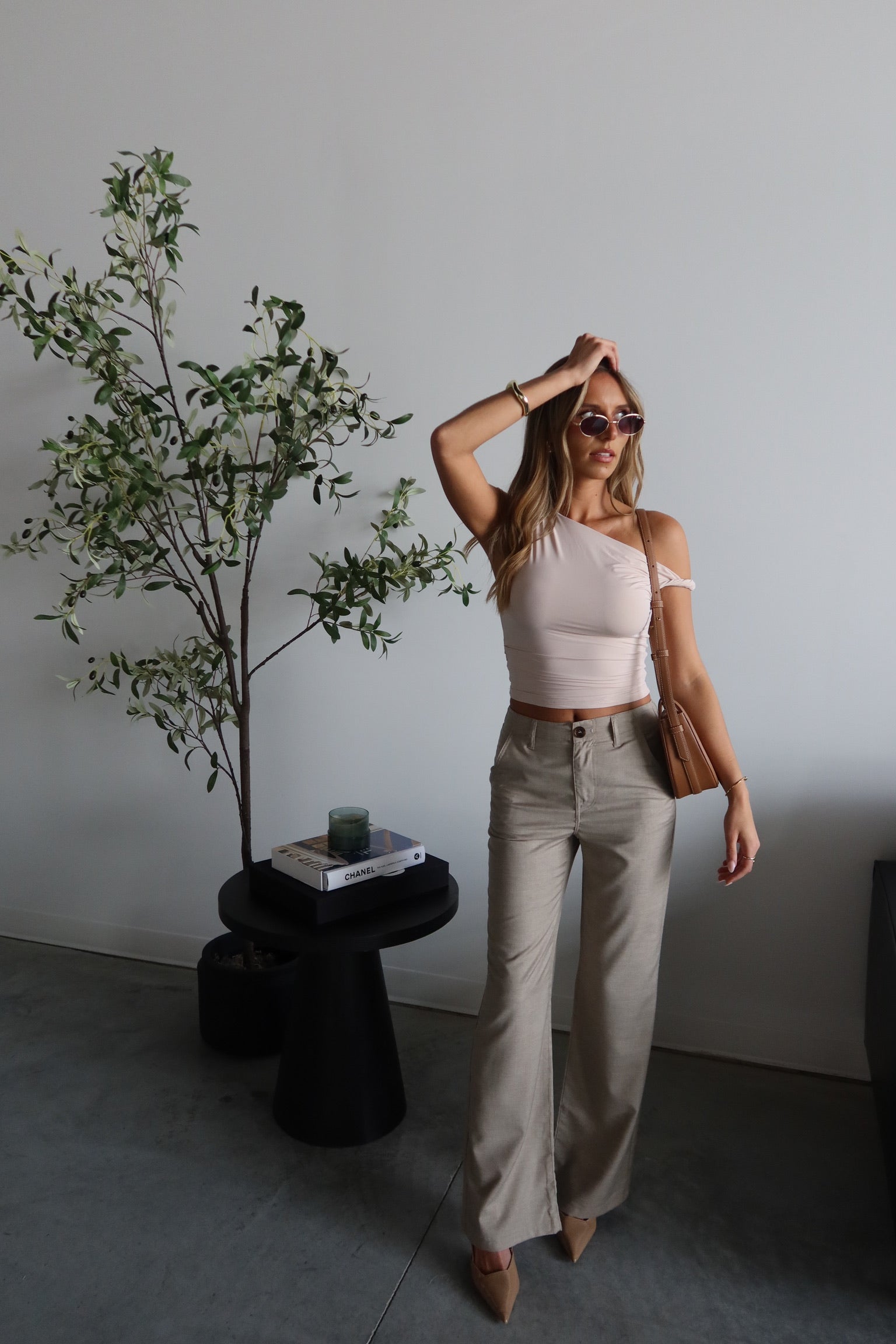 Jalynn Khaki Trousers