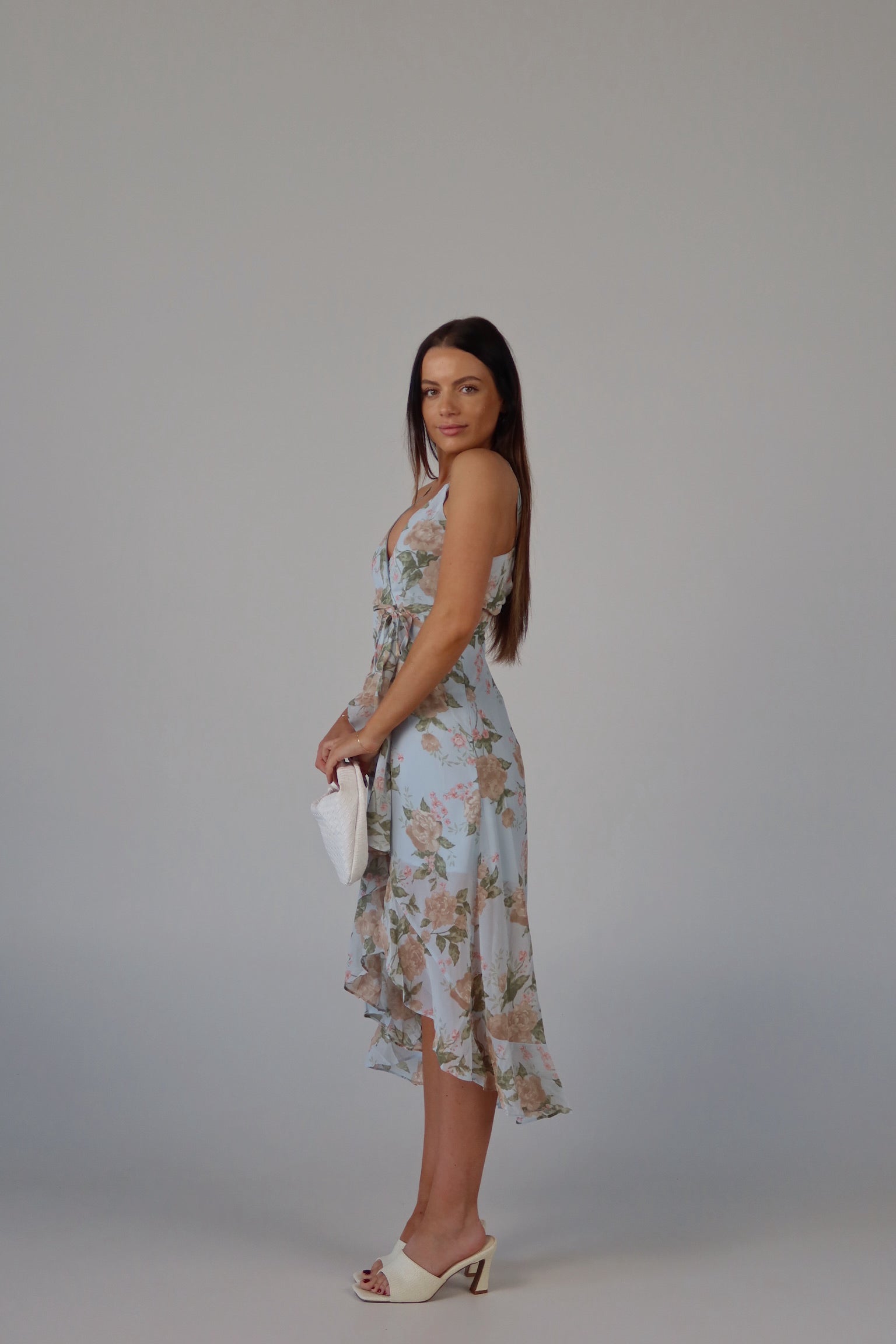 SALE :Celina Floral Midi Dress