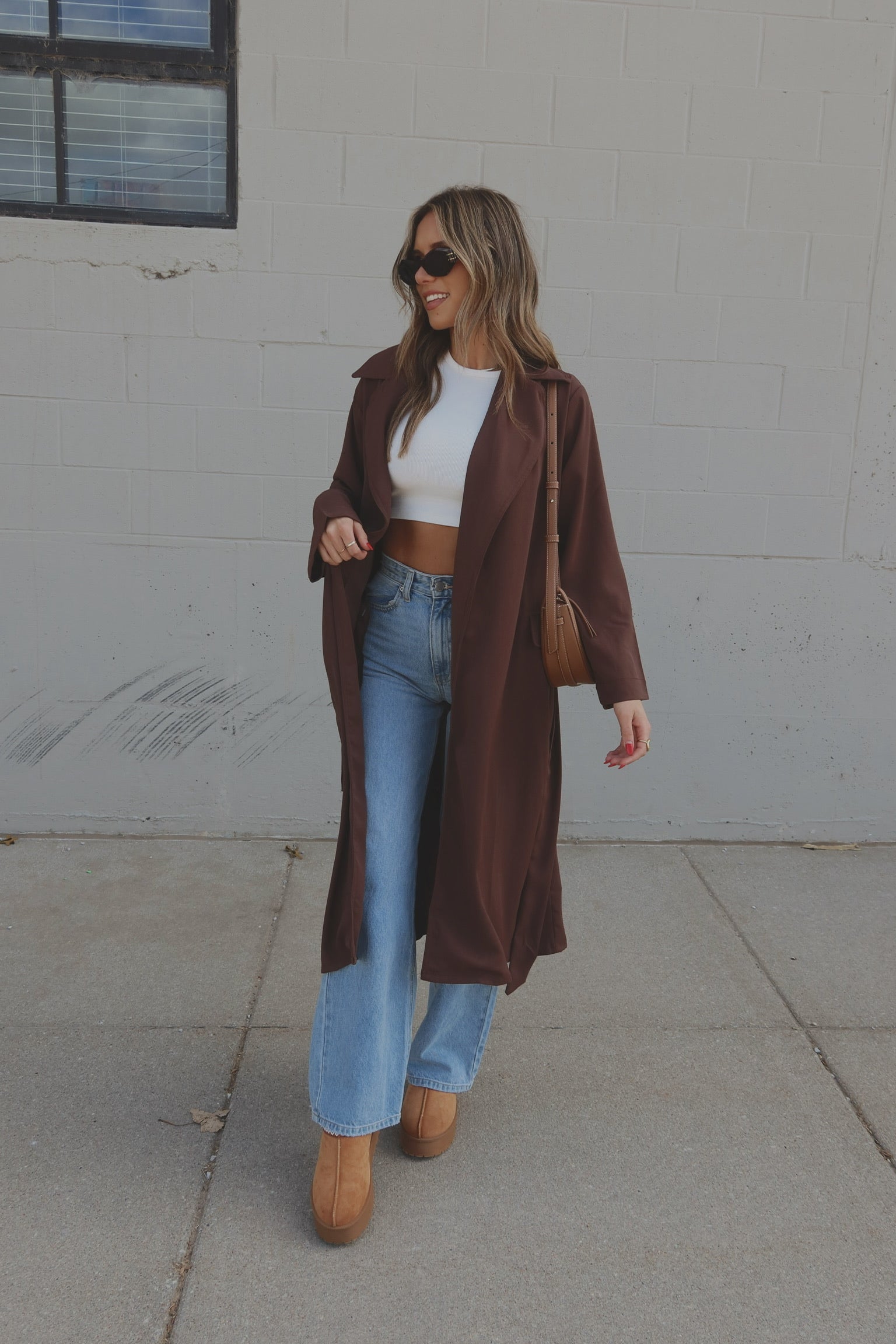 Kyleigh Duster Trench Coat