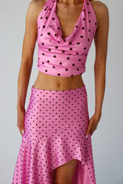 Melody Polka Dot Halter Top