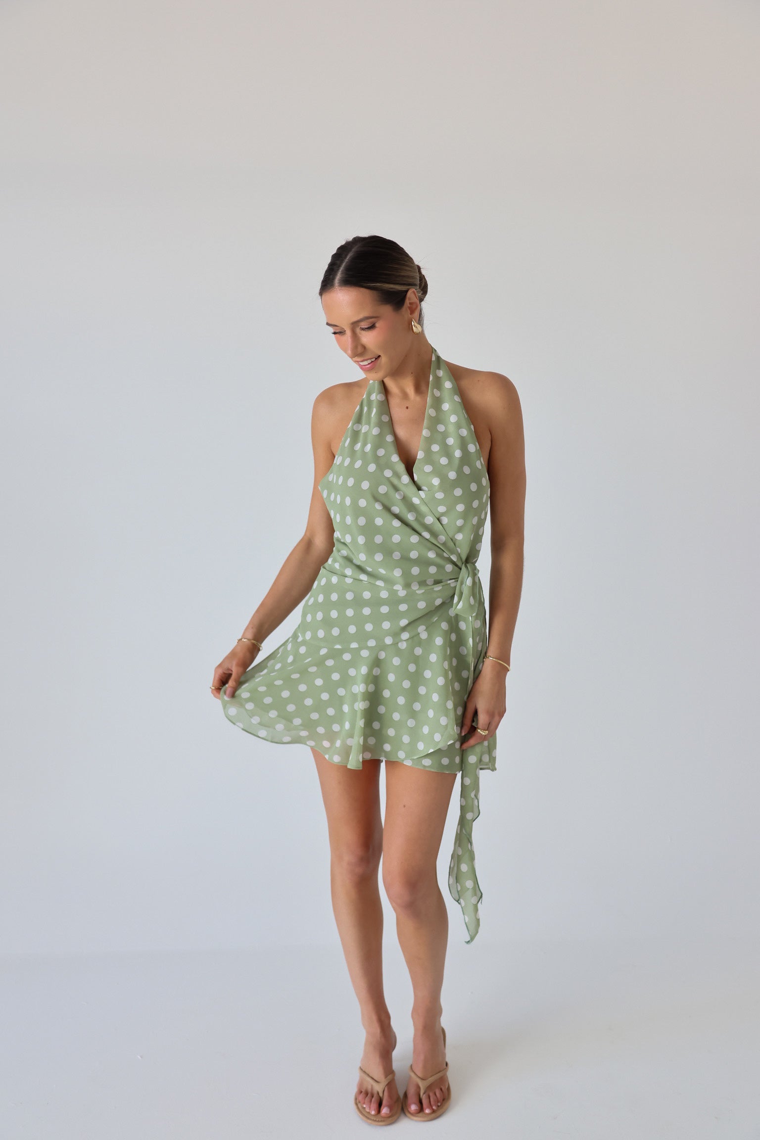 Lottie Polka Dot Mini Dress