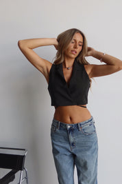 Veronica Wrapped Crop Vest