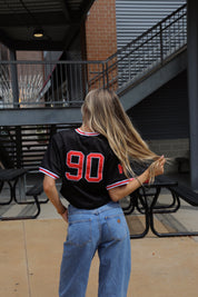 Cornhuskers Pullover Jersey In Black