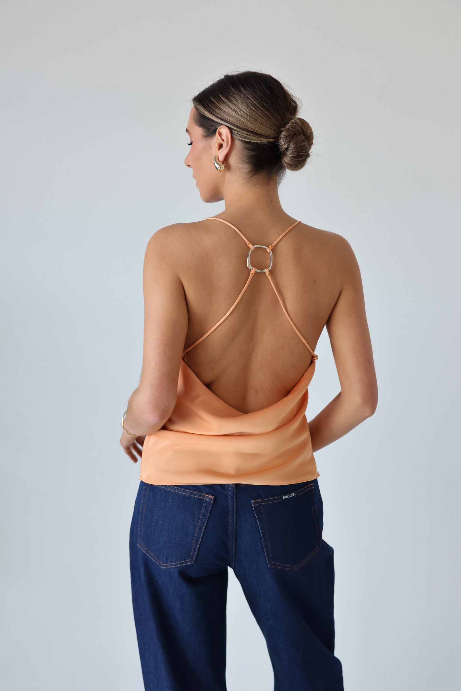 Sunset Glow Satin Cami