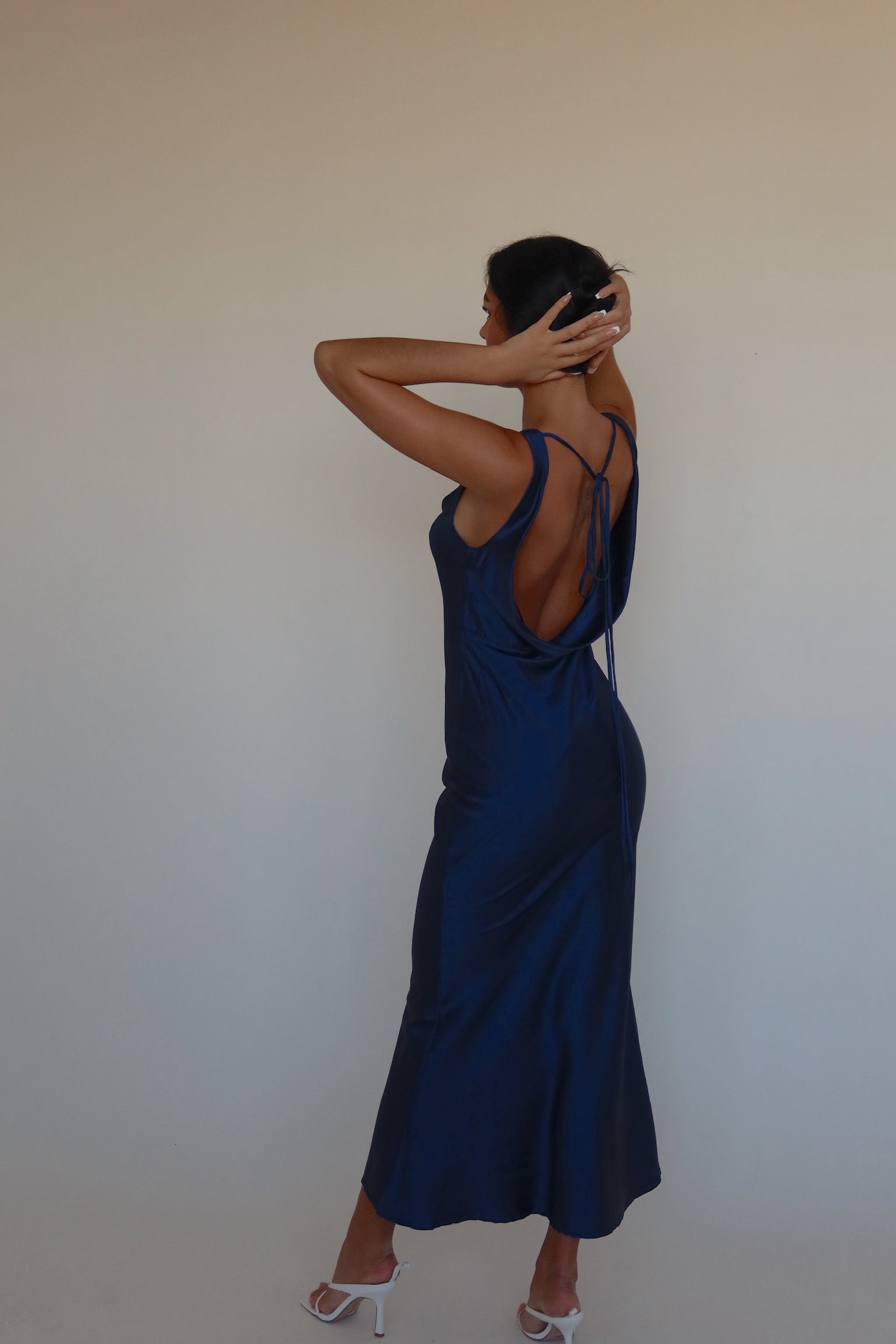 Mari Open Back Maxi Dress