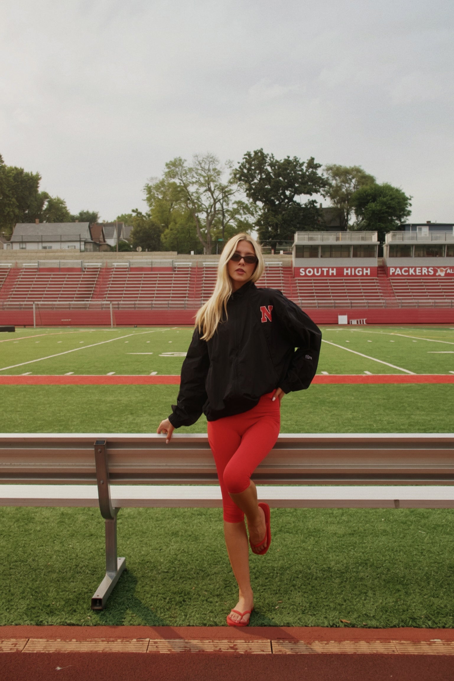 Nebraska Zip Up Windbreaker Jacket