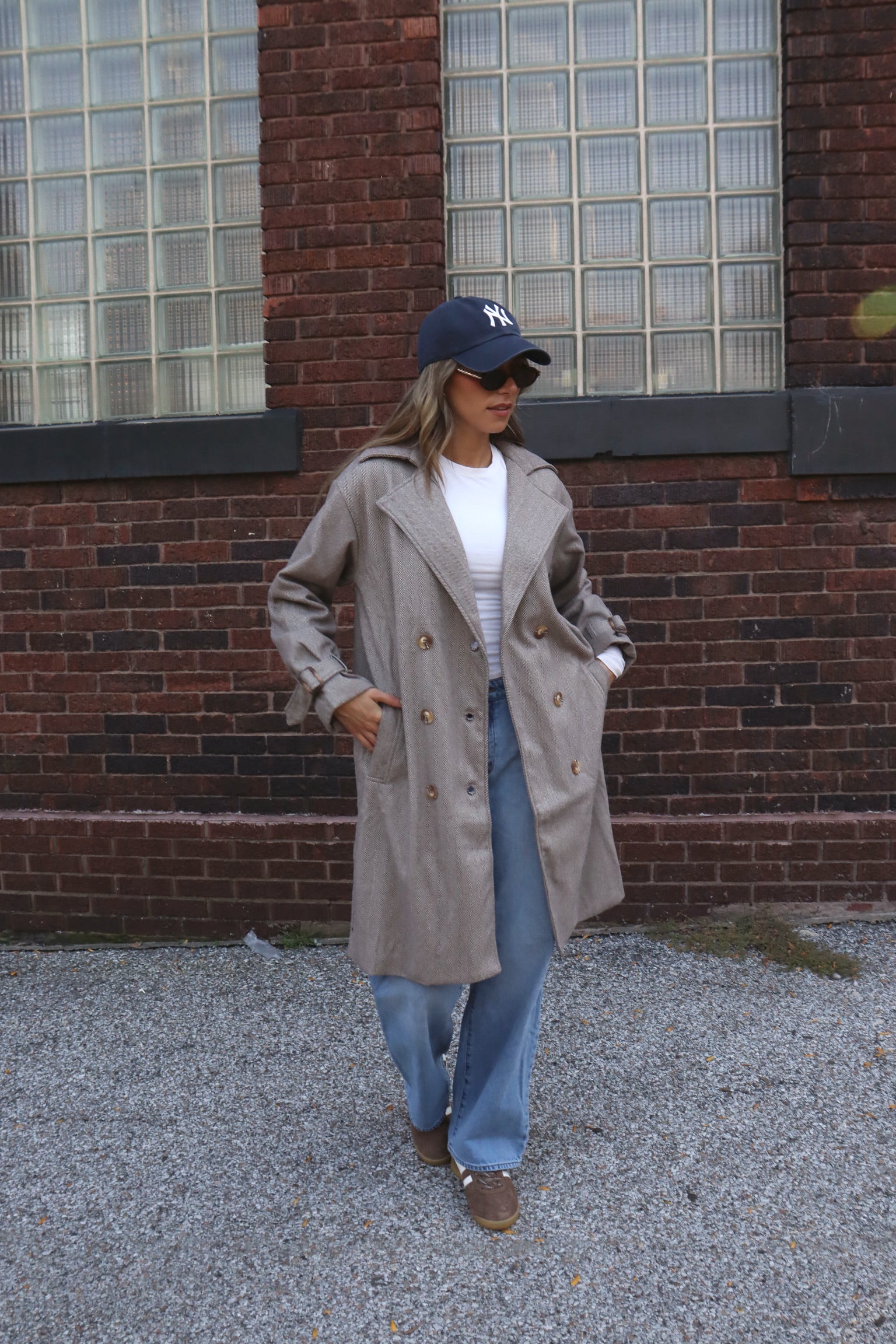Ayla Herringbone Coat