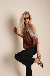 Phoebe Lace Off The Shouler Top