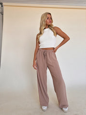 RESTOCKED: Adilyn Taupe Pant