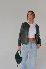 Lindzie Pleather Jacket