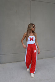 Nebraska Track Pants In Red