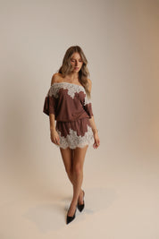 Phoebe Lace Off The Shoulder Dress