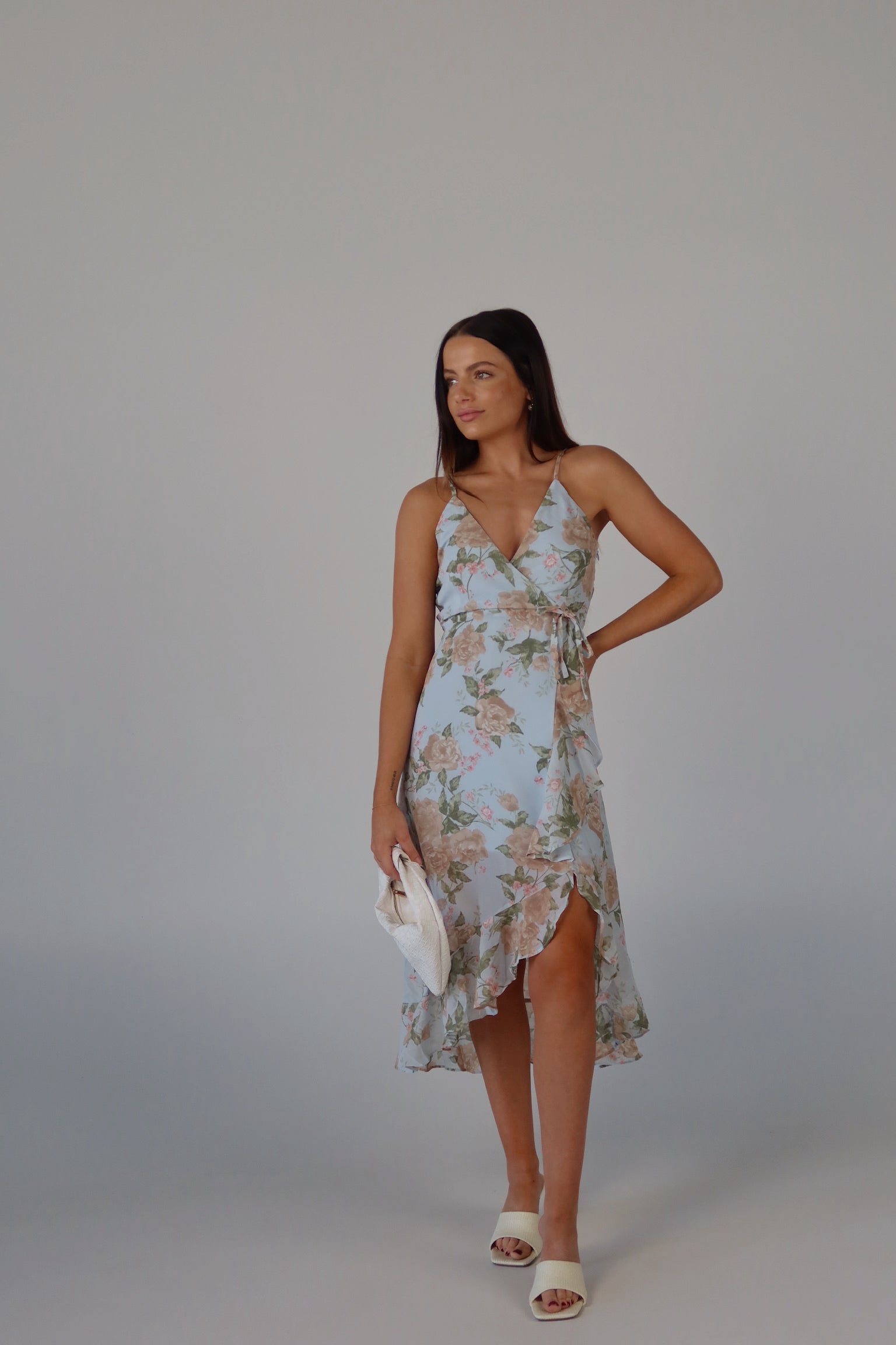 SALE :Celina Floral Midi Dress