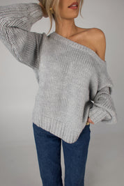Brandy Off The Shoulder Sweater