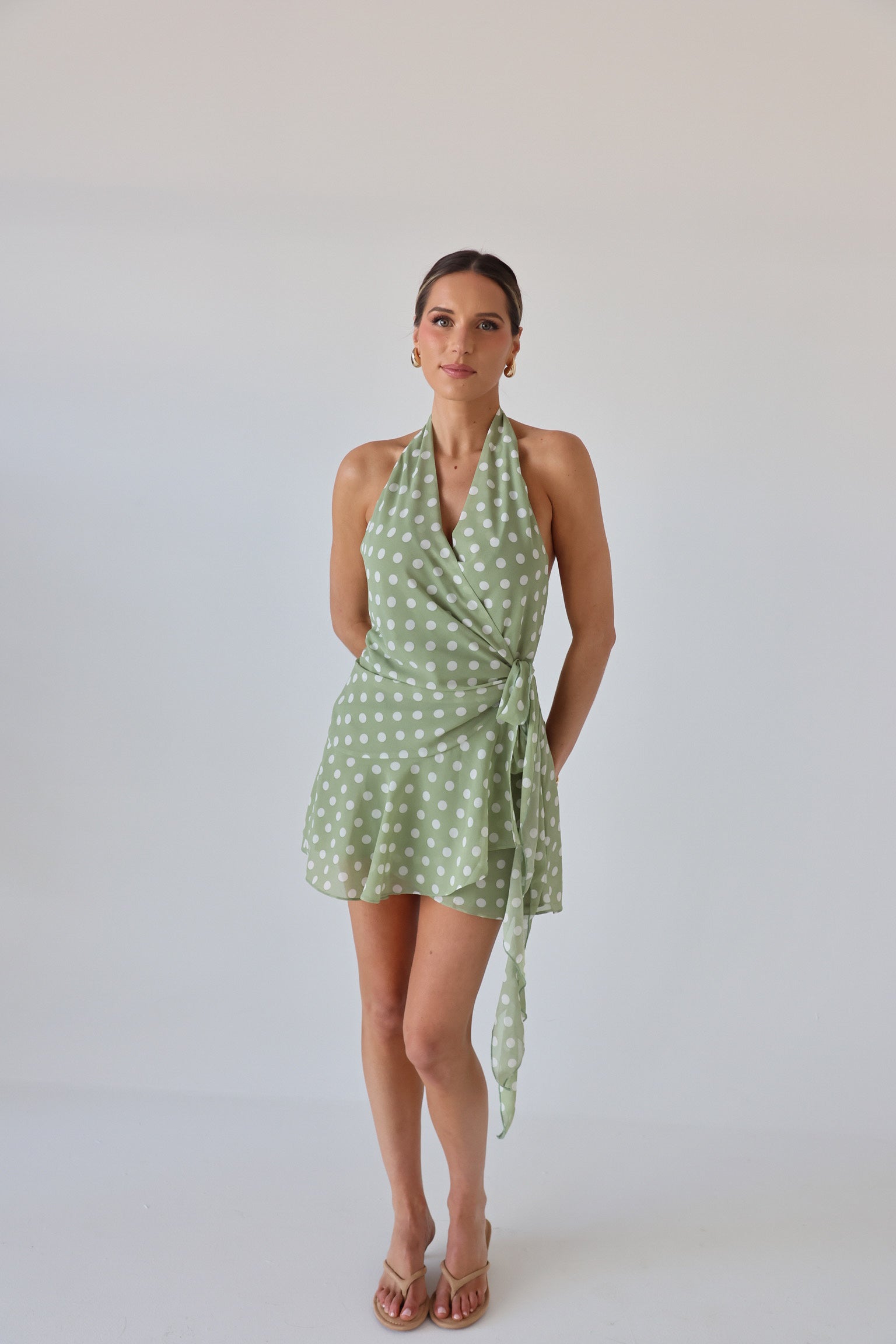 Lottie Polka Dot Mini Dress