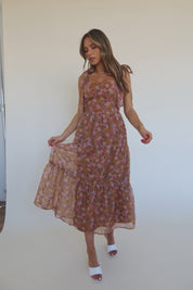 Abigail Floral Midi Dress