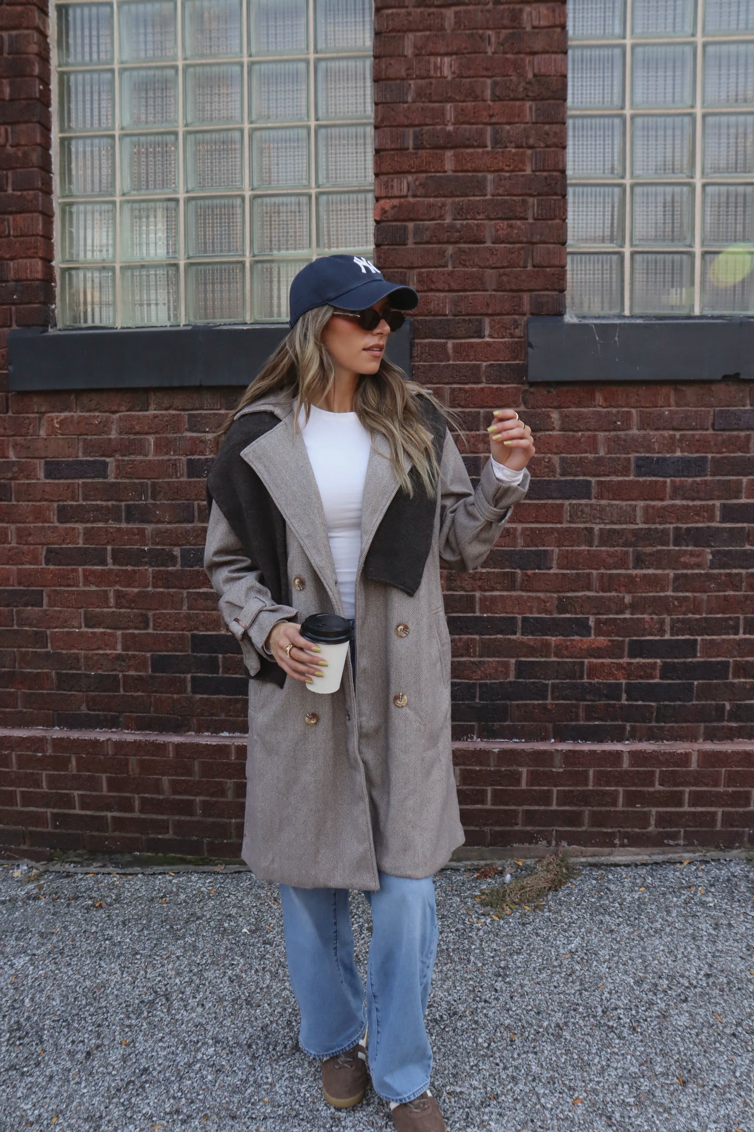 Ayla Herringbone Coat